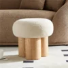Round Mushroom Ottoman Teddy Stool S